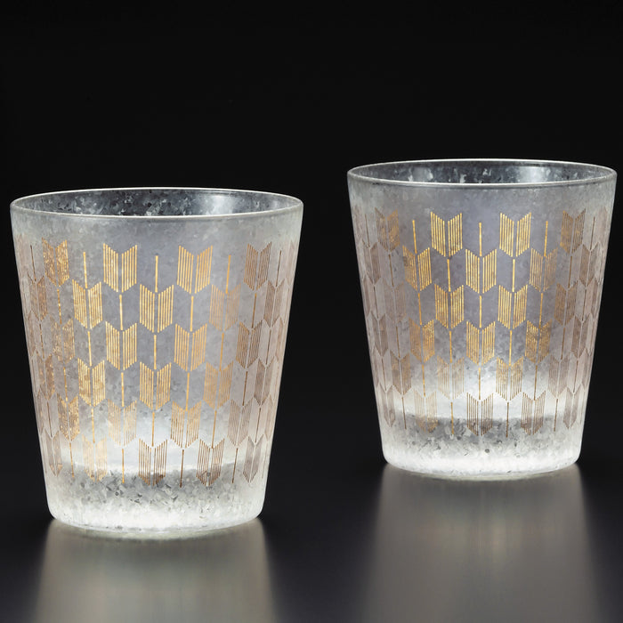 Yagasuri Glass Pair Set