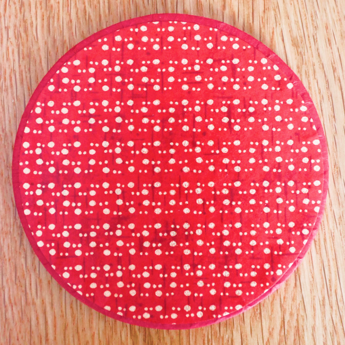Sous-verre (Point rouge)