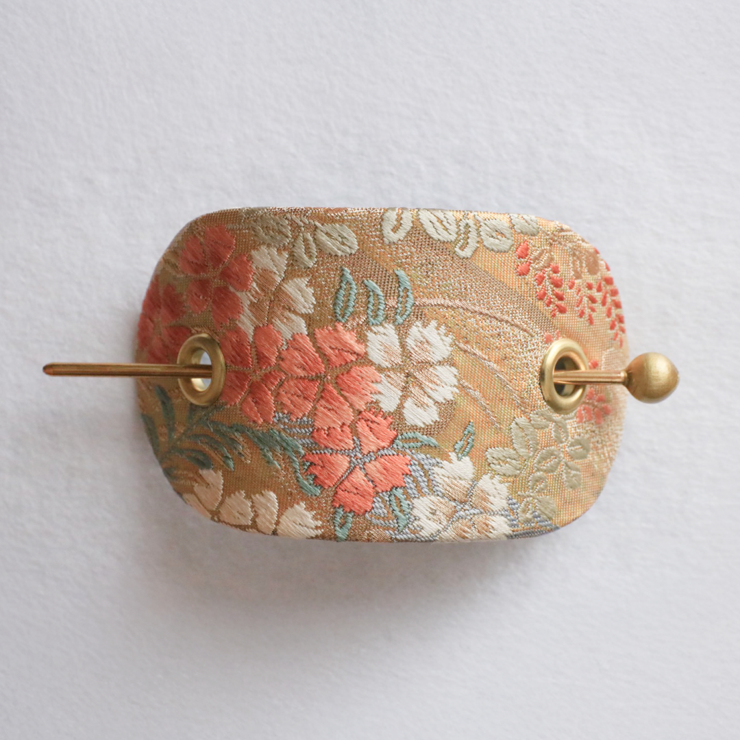 Kanzashi Hair Clip (Gold)